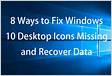 8 Soluções Para Ícones que Desaparecem da Área de Trabalho do Windows